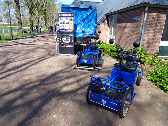 FoxiBikes op 21 april 2022 op de Doortrappen-dag (Fietsersbond) in Dwingeloo