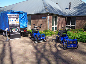 FoxiBikes op 21 april 2022 op de Doortrappen-dag (Fietsersbond) in Dwingeloo