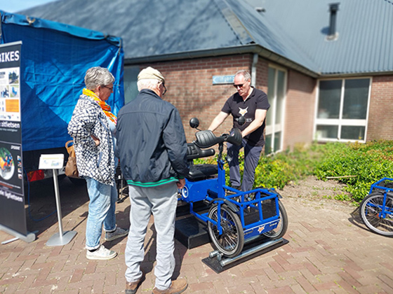 FoxiBikes op 21 april 2022 op de Doortrappen-dag (Fietsersbond) in Dwingeloo