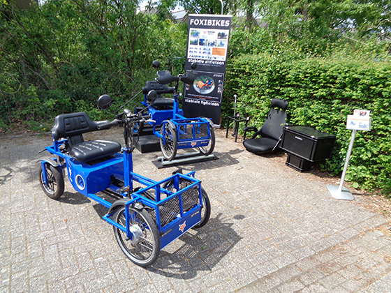 FoxiBikes op 13 mei 2022 op de Doortrappen-dag (Fietsersbond) in Assen. (foto 1) 