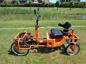 FoxiBikes Sitibike 1.7: even lang als een 'gewone' fiets! De instap en zit is comfortabel laag. 