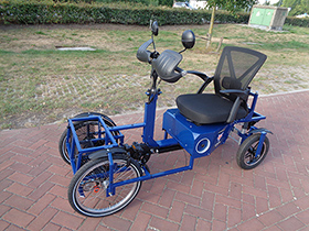 De FoxiBIkes Sitibike Lowrider, met extra lage instap.