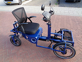 De FoxiBIkes Sitibike Lowrider, met extra lage instap.