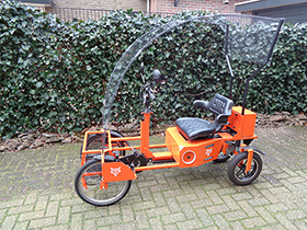 overkapping voor spidibike