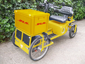 Heeft u een bedrijf of instelling, waarbij u materialen moet bezorgen? Dan is de Sitibike met 75 liter bagagebak ook voor u mogelijk een goed idee! Ook ideaal om reclame mee / op te maken.