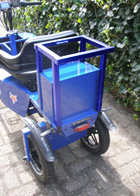 Wilt u iets meenemen met de Sitibike, maar past het niet voorin? Dan kan het ook achterop! Met het FoxiBikes demontabele bagagerekje.